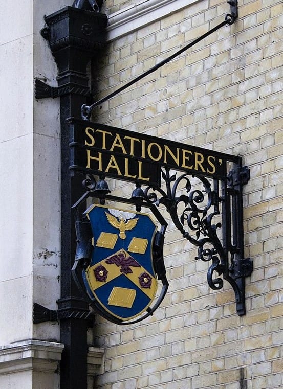 Photo of Stationers' Hall in London.